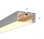Линейный светильник HOKASU 75/35 (Anod/500mm/LT70 — 3K/10W)