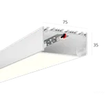 Линейный светильник HOKASU 75/35 (RAL9003/500mm/LT70 — 4K/10W)